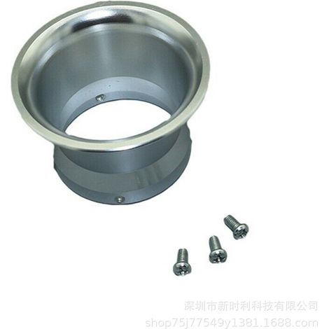 Modified silver carburetor for motorcycle, 50mm air intake cup, aluminum alloy air filter connector (1/5)