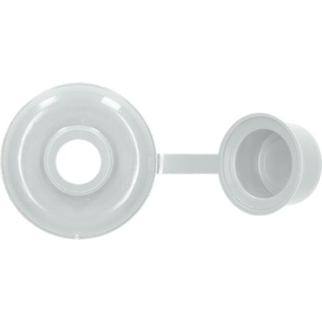 Cache Tirefond De 7 RAL9001 blanc creme Polyéthylène