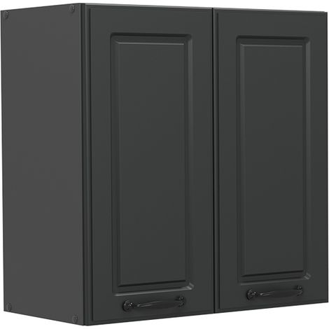 Pensile da cucina R-Line, Antracite casa di campagna, 60 cm, Vicco