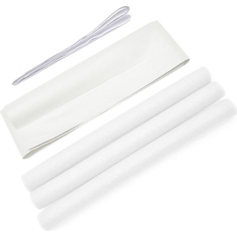 Boudin de porte étanche et insonorisé en mousse blanche, 92 cm (36,2 po), pour portes intérieures et extérieures. (1/5)