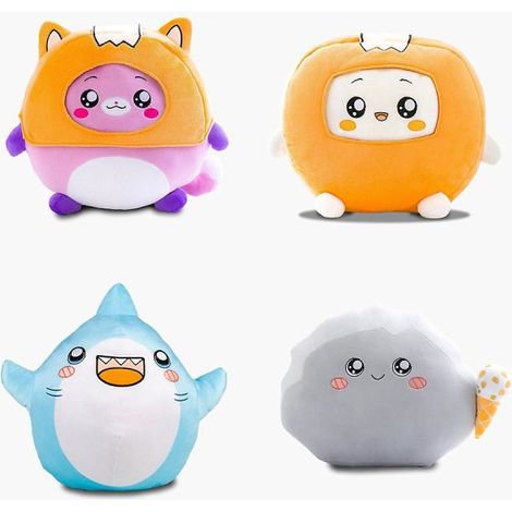 Peluche douce en peluche courte, rembourrée en coton PP, taille 30x35-38cm, non déteint et anti-mue, forme 3D brodée, idéale pour la lecture ou la détente, lot de 1 pièce. (1/3)
