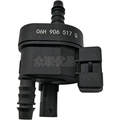 Électrovanne de canister à charbon actif 06H906517Q compatible avec Volkswagen Magtotan, Passat, CC, Volkswagen Tiguan, Audi A4L 06H906517AF (1/4)