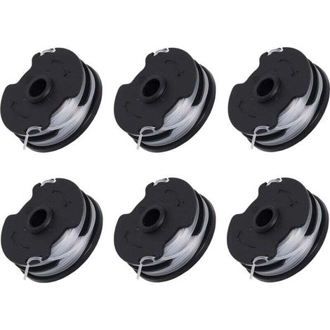 Lot de 6 bobines de rechange pour débroussailleuse sans fil Parkside PRTA 20-Li C3 IAN351753 (1/4)