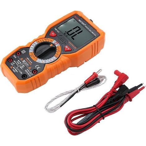 PEAKMETER PM18C Multimètre numérique intelligent de tension et de résistance (testeur NCV)