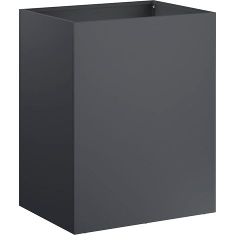 Maison Exclusive - Garten-Pflanzgefäß Anthrazit 40 x 30 x 40 cm (1/5)