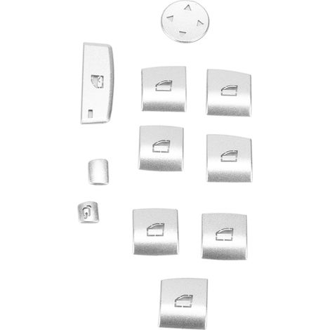 11PCS Autocollant de lève-vitre en verre, décalque de panneau d'accoudoir de porte, remplacement pour Série 3 4 F30 F32 2013-2019 (1/5)