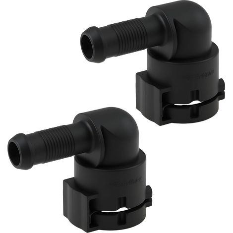 2 Pcs PS3 NW8-90 10mm Fuel Line Quick Connector 90 Degree Connector (1/5)