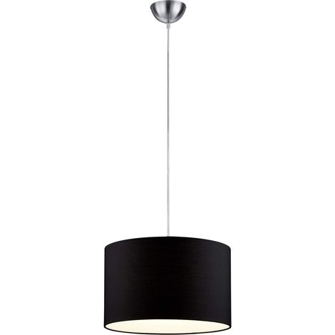 Lampada Sospensione Interno 5W Moderna Paralume Nero Hotel GD Trio (1/3)