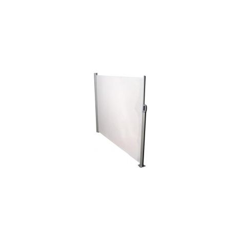 Seitenvorhang aus grauem Stoff 300x140 cm (1/5)