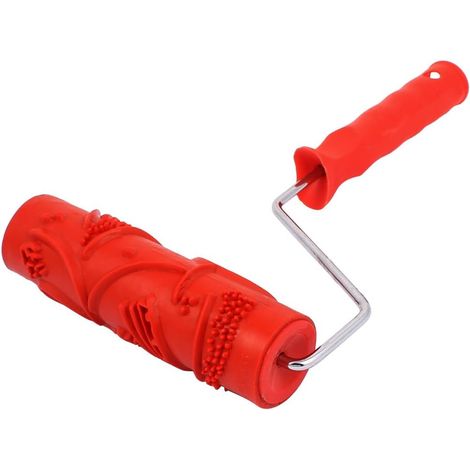 Baguette Decke Vintage Empaistic Blumenmuster Roller Pinsel Malwerkzeug 053T