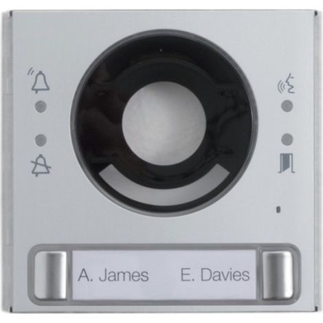 MTMFV2P - Façade pour module vidéo avec bouton double CAME 62030050 (1/2)