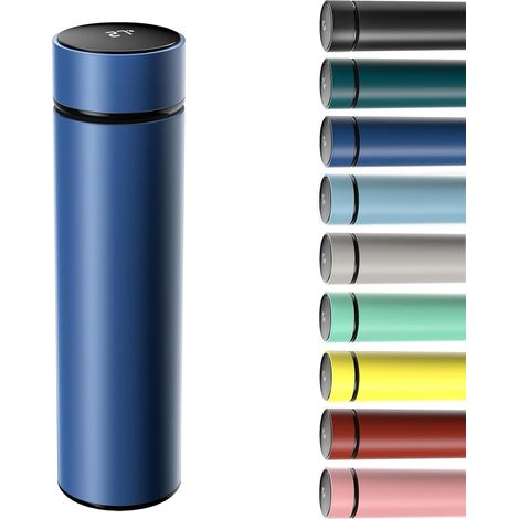 Bouteille Isotherme - 1 Unité - Acier Inoxydable - Affichage Température LED - Voyage Bureau Sport - 500ML (1/5)