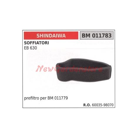 SHINDAIWA Luftvorfilter für Gebläse EB 630 E630 011783