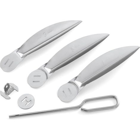 Kit de nettoyage One-Touch Weber 22-1/2" pour barbecue, argent (1/4)