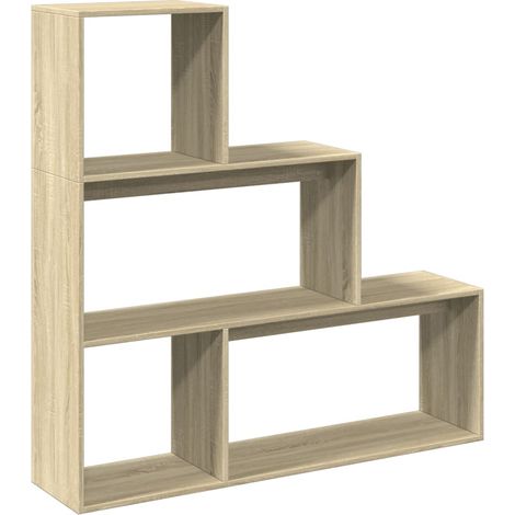 Maison Exclusive - Libreria Divisorio 3 Ripiani Sonoma 123x29x123 cm in Truciolato (1/5)