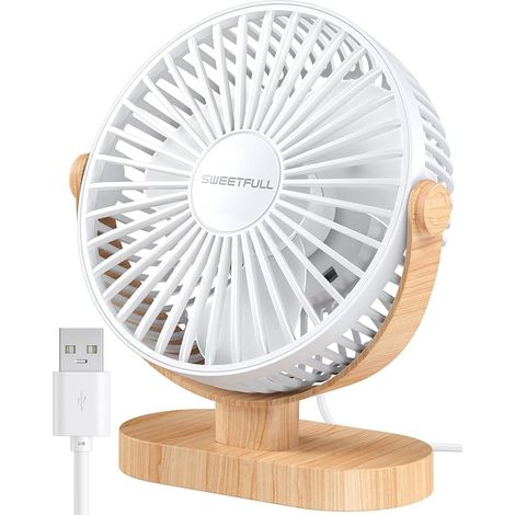 Ventilateur de table portable silencieux à 3 vitesses (1/5)