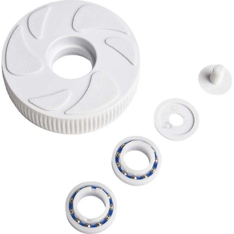 Kit de roue de rechange pour nettoyeur de piscine Polaris 280 et 180 – Comprend 1 roue de renvoi, 2 roulements à billes, 1 joint et 1 boulon (1/5)