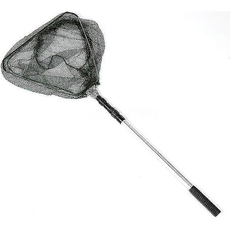 Épuisette télescopique triangulaire pliable avec poignée télescopique à trois sections (1/5)