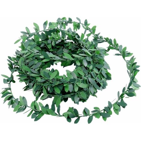 Faux lierre vert artificiel vignes suspendues pour des bandes cérémonie fête de mariage bricolage 7.5m (1/5)
