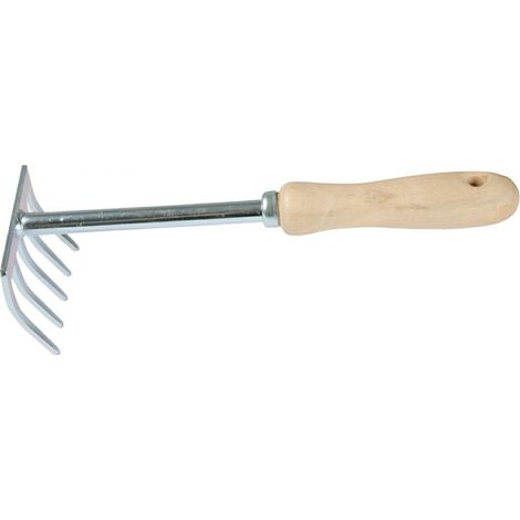 Rastrello da giardino Greenmill con manico in legno