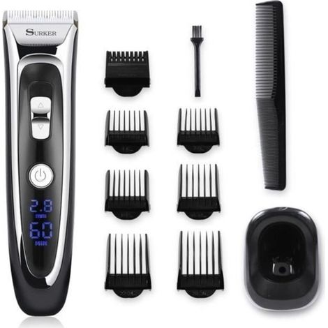 Cordless Rechargeable Ceramic Blade Beard Hair Trimmer