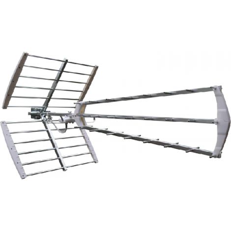 Syncro antenna UHF CH-21-60 43 Elementi LTE bianca - TRIPLA PLUS