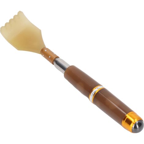 Gratte-dos extensible manuel long manche outil de massage pratique cadeau pour tête cou pied dos homme femme (1/5)