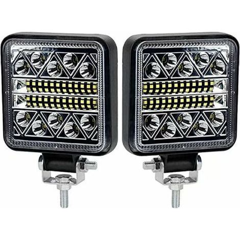 Phare de travail LED 102W 10200 lumens – Étanche IP67 – 12-24V pour camions, tracteurs, bateaux – Support rotatif 360° (1/5)
