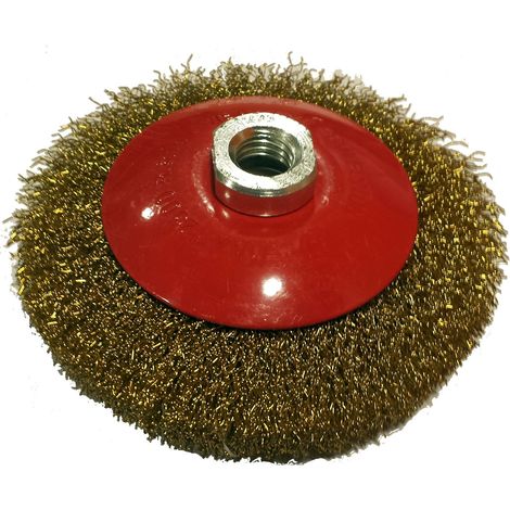 lams cepillo conico 100 mm - m14 brico.alambre ond.lat. 35452018