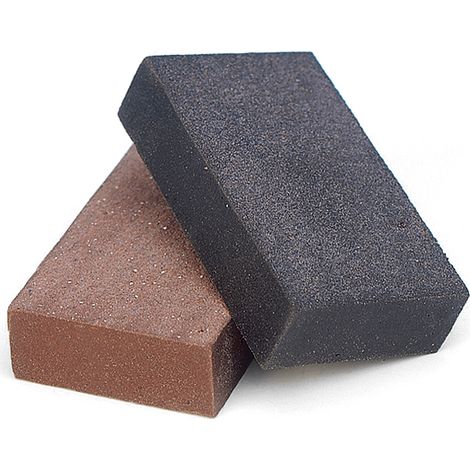 Blocs abrasifs en caoutchouc 80 x 50 x 20 mm grain 60