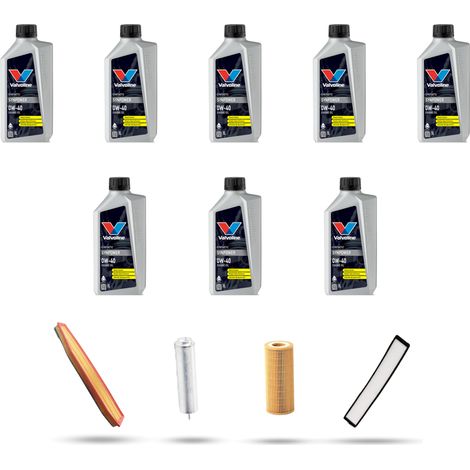 Kit tagliando 4 FILTRI e 8L OLIO compatibile con Bmw x3 (E83) 3.0 sd 210kw dal 2006 al 2010 (1/5)