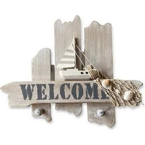 Appendino 2 posti welcome, 33x4x30 cm (kit da 3) (1/2)