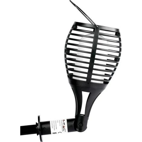 Luminaire Extérieur LED Solaire 0,45 W IP44 Noir V-TAC VT-719 - Blanc chaud - 2200K (1/5)