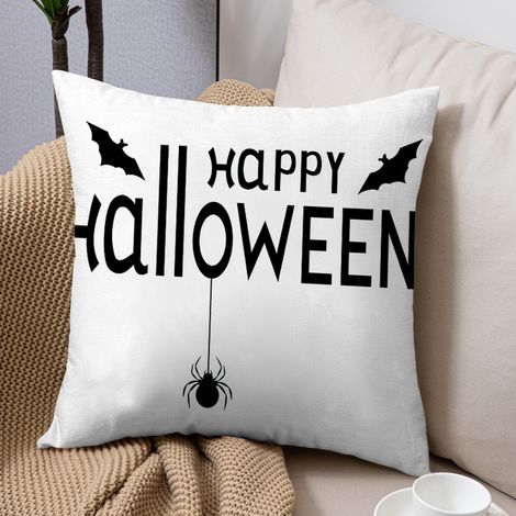 Halloween-Kissenbezug, lustiges Horrormotiv, für Zuhause, Party, Sofa (45x45cm) (1/4)