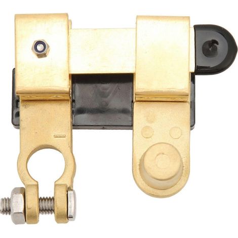 Disjoncteur de batterie 12V/24V, borne supérieure de 17 mm, interrupteur de déconnexion de la batterie négative, compatible avec les voitures, les camping-cars, les bateaux et les camions. (1/5)