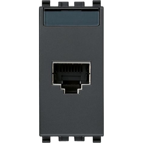 VIMAR - 20339.5 Presa RJ45 Netsafe Cat5e FTP 110 grigio