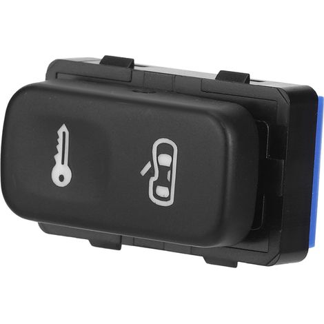 Bouton de verrouillage central de porte noir 1Z0962125A, compatible avec Octavia Mk2 2004-2013. (1/5)