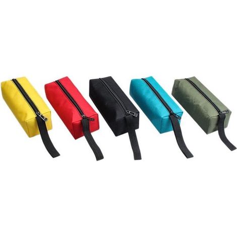 Juego de herramientas pequeño,Juego de 5 piezas: Bolsa de herramientas pequeña de lona impermeable,Adecuado para destornilladores (1/5)