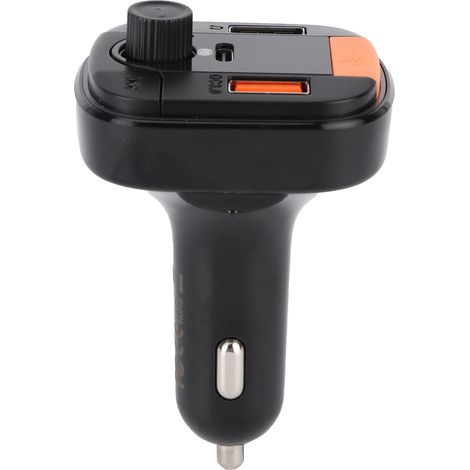 Autoradio Bluetooth MP3 avec kit mains-libres, 2 ports USB QC3.0 charge rapide, lumière ambiante (1/5)