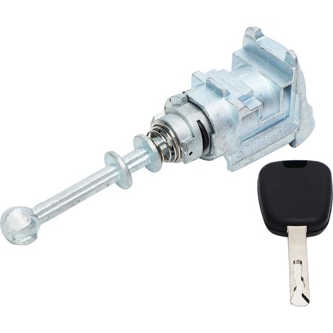 Cylindre de serrure de porte avant gauche en cuivre, remplacement pour Citroën C5 2008-2015 (1/5)