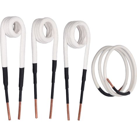 Kit de 4 bobines chauffantes à induction de 3 mm de diamètre, noyau en laiton, pour le démontage d'écrous et de boulons. (1/5)