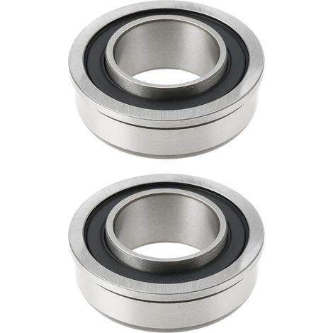 Lot de 2 roulements de roue avant pour tondeuse à gazon 604845 - 19 x 35/38 x 13 mm - Compatible avec SDX XD XDX FASTRAK (1/5)