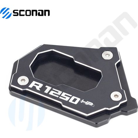 (R1250HP Noir) Compatible avec BMW R1250GS R 1250 GS LC R1250 GS Rallye HP Accessoires moto Béquille latérale, support, plaque d'extension, maxpower (1/3)