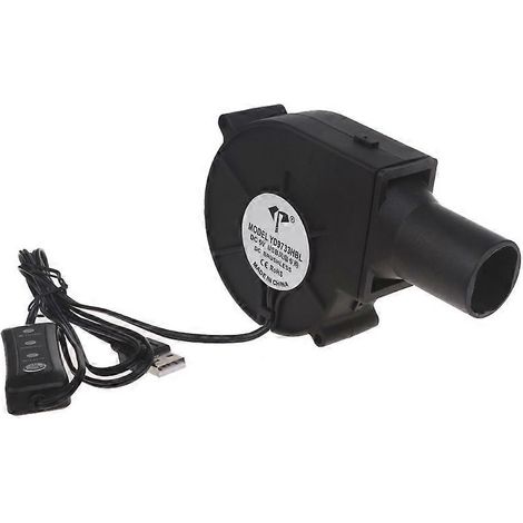 Portable USB Barbecue Ventilateur Camping Extérieur Pique-Nique Gril Cuisson 32mm Soufflerie Mobile (1/4)