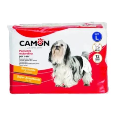 Camon Hundewindeln Größe L, Einweg, 12 Stück (1/2)