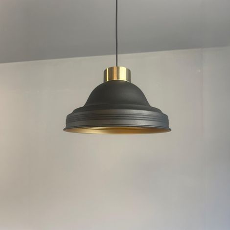 bamyum Ulmete Suspension Luminaire Vintage, Lustre Salon de 26 cm en Métal, Lampe E27 pour Chambre, Salle à Manger (1/5)