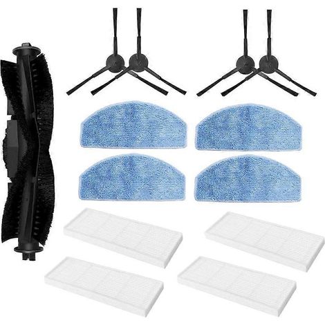 Lot de 13 pièces compatibles avec les aspirateurs Laresar Mars01 et Lubluelu SL68 : brosse principale, filtre HEPA et chiffon de nettoyage. (1/5)
