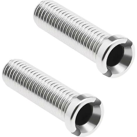 Lot de 2 vis de fixation pour bonde d'évier de cuisine en acier inoxydable 304, filetage M1245 mm. (1/5)