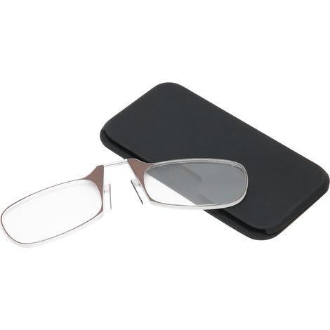 Lunettes de lecture sans branches +150 marron pour hommes et femmes âgés, pince-nez confortable, vue senior. (1/5)