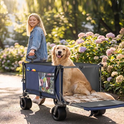 Carrello pieghevole con sponda estensibile 180 cm OKMYHOME (1/2)